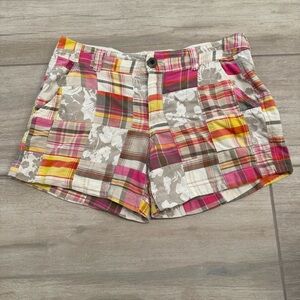 Y2K Vintage Old Navy Patchwork Shorts -  Size 6 - 100% Cotton